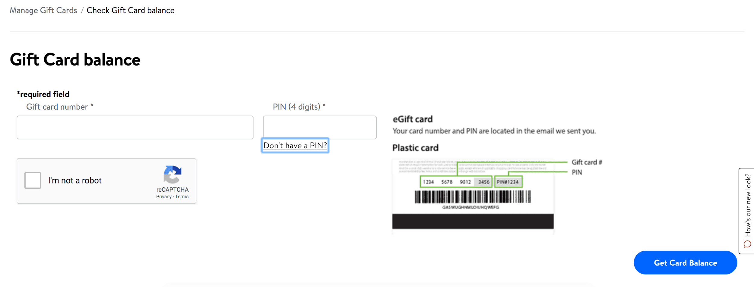 ebay gift card balance checker